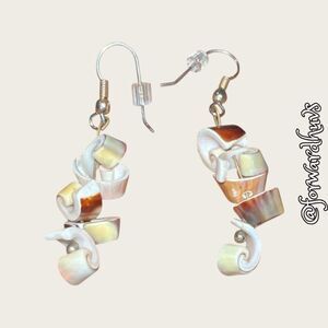Bundle Sale 3 for $15 | Seashell Dangle Earrings – Natural and Elegant